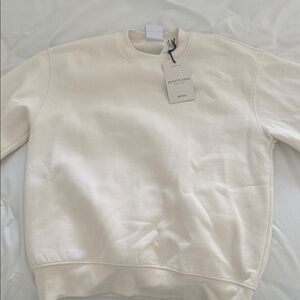 Aritzia Men's Off-White Crewneck Sweatfleece